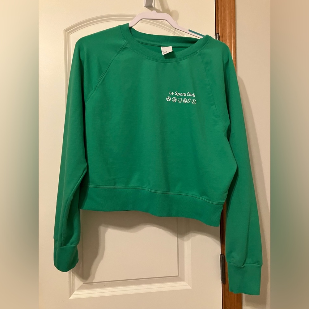 Kelly Green Athletic leisure sweatshirt